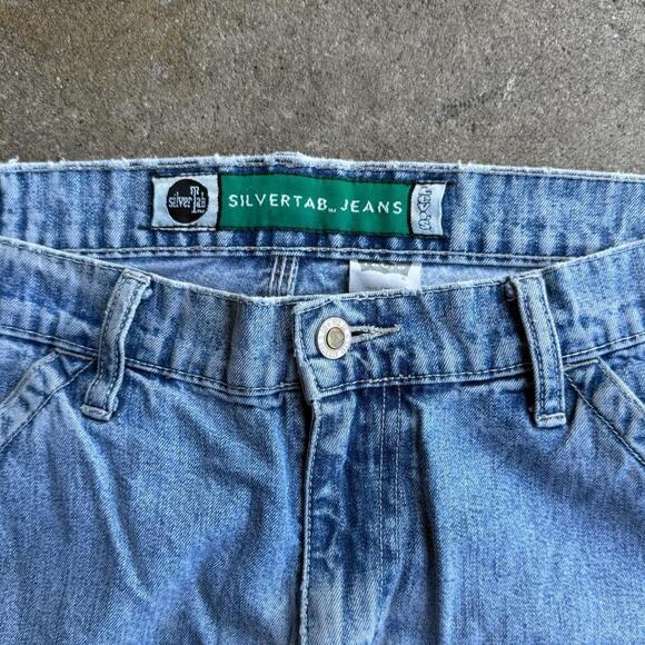 Y2K Vintage Levis Silvertab Carpenter Baggy Jeans - Picture 1 of 8